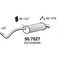 Глушитель ASSO V225 QG 50.7027 1424921945