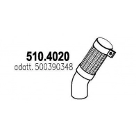 Гофра глушителя ASSO 583158142 AGXL ZT 510.4020