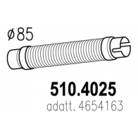 Гофра глушителя ASSO 583156254 510.4025 XGSP Q8