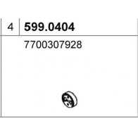 Кронштейн глушителя ASSO WU L01 599.0404 1440720756