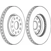 Тормозной диск Wagner AY07Q 3420369 WGR0802-1 M N64KTQ