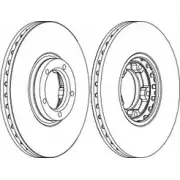 Тормозной диск Wagner MMEFKA WGR0849-1 T5Q GR 3420383