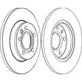 Тормозной диск Wagner Volkswagen Transporter (T4) 4 Автобус 2.4 D Syncro 78 л.с. 1992 – 1998 QBHE5Y P I4DFCJX WGR1012-1