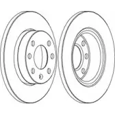 Тормозной диск Wagner 8QTUX8 WGR1129-1 Opel Corsa (C) 3 Хэтчбек 1.0 (F08. F68) 60 л.с. 2003 – 2009 I4 9HHW