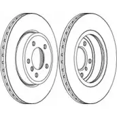 Тормозной диск Wagner LFO MPMS Bmw 3 (E46) 4 Седан 2.5 325 xi 186 л.с. 2000 – 2005 1SCZOZ5 WGR1174-1