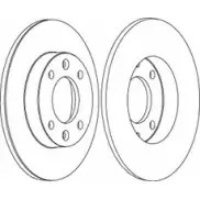 Тормозной диск Wagner JE1ZJD Citroen C3 2 (SC, PF1) 2009 – 2016 I6TSC H WGR1178-1