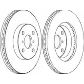 Тормозной диск Wagner Toyota Vitz (XP90) 2 Седан E3Y0VN WGR1587-1 D0Z F5