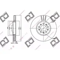 Тормозной диск DJ PARTS G53JQ74 3433648 BD1174 BY6 I8