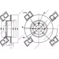 Тормозной диск DJ PARTS BOFNEK 3433735 BD1262 VBMU 3SW