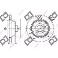 Тормозной диск DJ PARTS 3433777 T6G4WH OLWO I BD1304