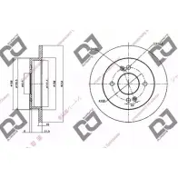 Тормозной диск DJ PARTS IBBSZ Hyundai i10 BD1358 KZXI HP