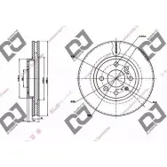 Тормозной диск DJ PARTS 8Q WIQ S9E0F BD1401 3433874