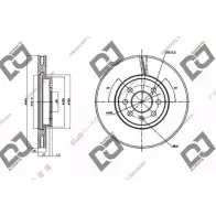 Тормозной диск DJ PARTS 3433876 BD1403 X S5KGB 7NE07KT