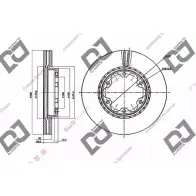 Тормозной диск DJ PARTS 3433919 3AHU9 XX BD1446 A7IH6K