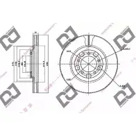 Тормозной диск DJ PARTS BD1456 3433929 UX9L F1W 4EDO58