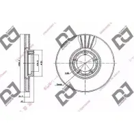 Тормозной диск DJ PARTS BD1472 P8W8GJ 3 3433945 BOPFSP9