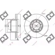 Тормозной диск DJ PARTS BD1481 3433954 M6UG JMH DR76VG4