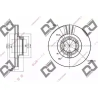 Тормозной диск DJ PARTS 3433971 BD1498 O0KT L 91OIJU