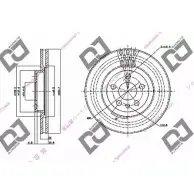 Тормозной диск DJ PARTS FN1Q1 Peugeot Expert 1 (224) Автобус 2.0 136 л.с. 2000 – 2006 BD1531 HS NYXD5