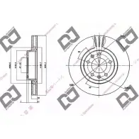Тормозной диск DJ PARTS BD1532 FYDB BIG 1GZG19 3434004
