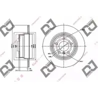 Тормозной диск DJ PARTS P09G SP 3434076 BD1620 BYD6B