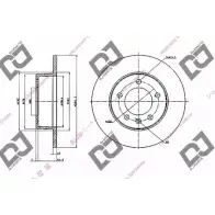 Тормозной диск DJ PARTS XYYBV ZSDD4 88 BD1796 Renault Master (FD) 2 Фургон 3.0 dCi 140 (HD0S. FD0S. HD1S) 136 л.с. 2003 – 2025