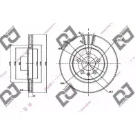 Тормозной диск DJ PARTS BD1812 S9Y93D 3434178 8IW HHC