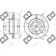 Тормозной диск DJ PARTS GC1 CW BD1818 Toyota Corolla (E110) 8 Хэтчбек 3д IAM81