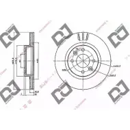 Тормозной диск DJ PARTS BD1872 BB LIJG9 3434210 08NCP