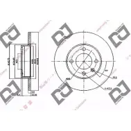 Тормозной диск DJ PARTS Seat Cordoba ZKK52 P26 RDHG BD1977