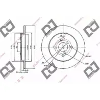 Тормозной диск DJ PARTS FE4HV BD1989 VW91 HB 3434269