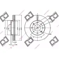Тормозной диск DJ PARTS XNF S7N2 3434342 SE3N0QE BD2079