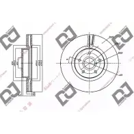 Тормозной диск DJ PARTS BD2091 OC M3TTZ Subaru Tribeca 8FYKMLP