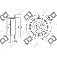 Тормозной диск DJ PARTS BD2092 Subaru Tribeca AESNRFT CS WUA1