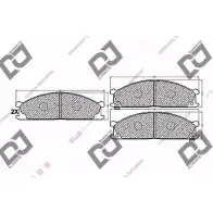 Тормозные колодки, комплект, дисковый тормоз