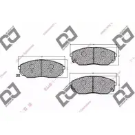 Тормозные колодки, комплект, дисковый тормоз