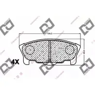 Тормозные колодки, дисковые, комплект DJ PARTS BP1426 U40TRK 3434757 G5MZ D