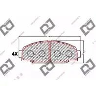 Тормозные колодки, комплект, дисковый тормоз