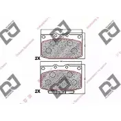 Тормозные колодки, дисковые, комплект DJ PARTS XBRWUMP 3434959 BP1663 YB7 S9Q