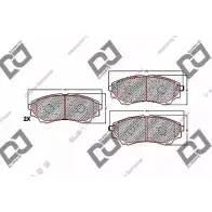 Тормозные колодки, комплект, дисковый тормоз