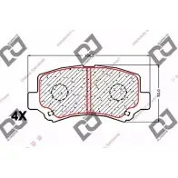 Тормозные колодки, дисковые, комплект DJ PARTS 54GR5EM BP1855 3435106 Y NRISKR