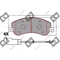 Тормозные колодки, дисковые, комплект DJ PARTS 7DL LR 3435347 AWN7FB BP2183