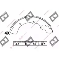Тормозные колодки, комплект DJ PARTS HS44D 7N DGN 3435680 BS1003