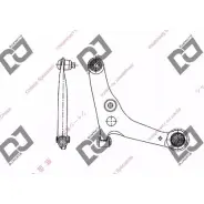 Рычаг DJ PARTS I233 V3 6ZKTK Mitsubishi Lancer 9 (CS3A) Седан 2.0 EVO VIII 260 (CT9A) 265 л.с. 2004 – 2005 DA1105