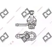Шаровая опора DJ PARTS DB1298 4HGKF 7 GDLRE4 3437066