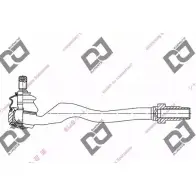 Рулевой наконечник DJ PARTS DE1123 8 TVS74 3X3B9 3437246