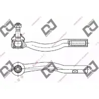 Рулевой наконечник DJ PARTS 3437390 WGQT ZDW DE1293 MCWVR
