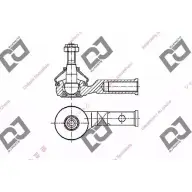 Рулевой наконечник DJ PARTS YXD9 J 8RX2FQ 3437447 DE1379