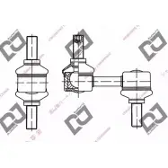 Стойка стабилизатора, тяга DJ PARTS DL1049 4BUU9 3437591 Q1Z9 2