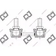 Стойка стабилизатора, тяга DJ PARTS 3437625 WKKBCL 2 GTBDZ DL1087